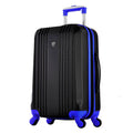Black Blue Carry-On Suitcase O865802