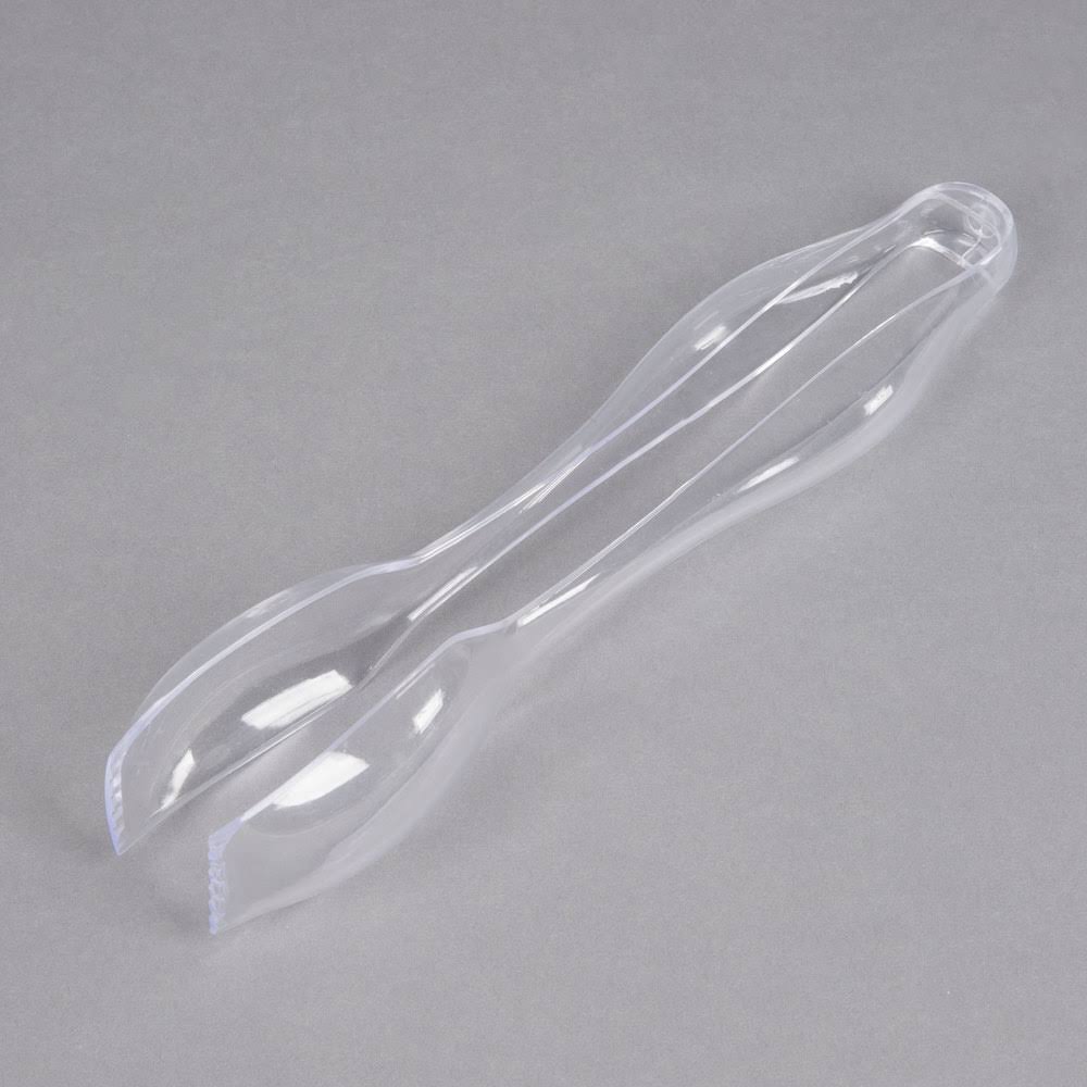 Clear Squeeze Tongs V8226