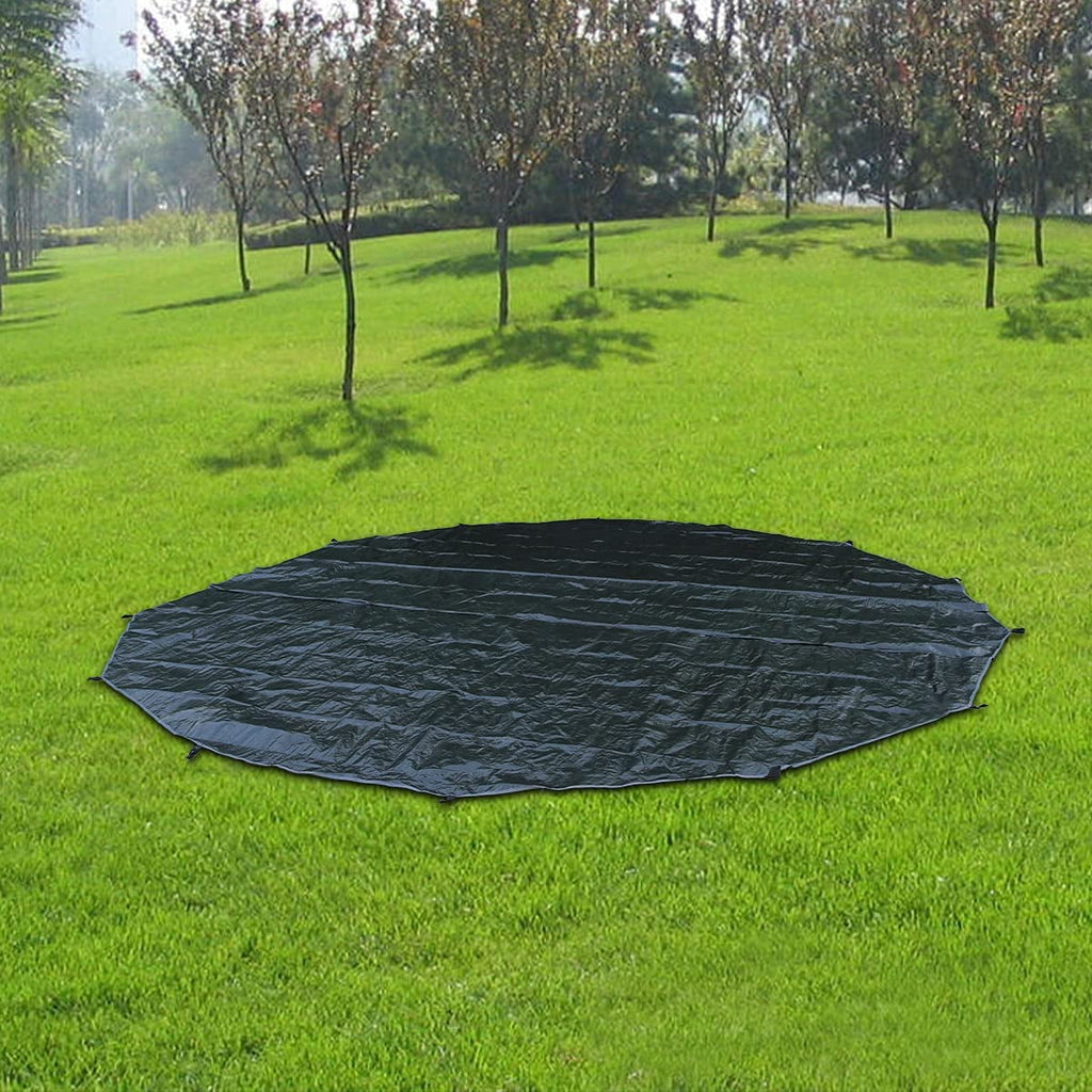 3M Outdoor Black Ultralight PE Round Mat L4282