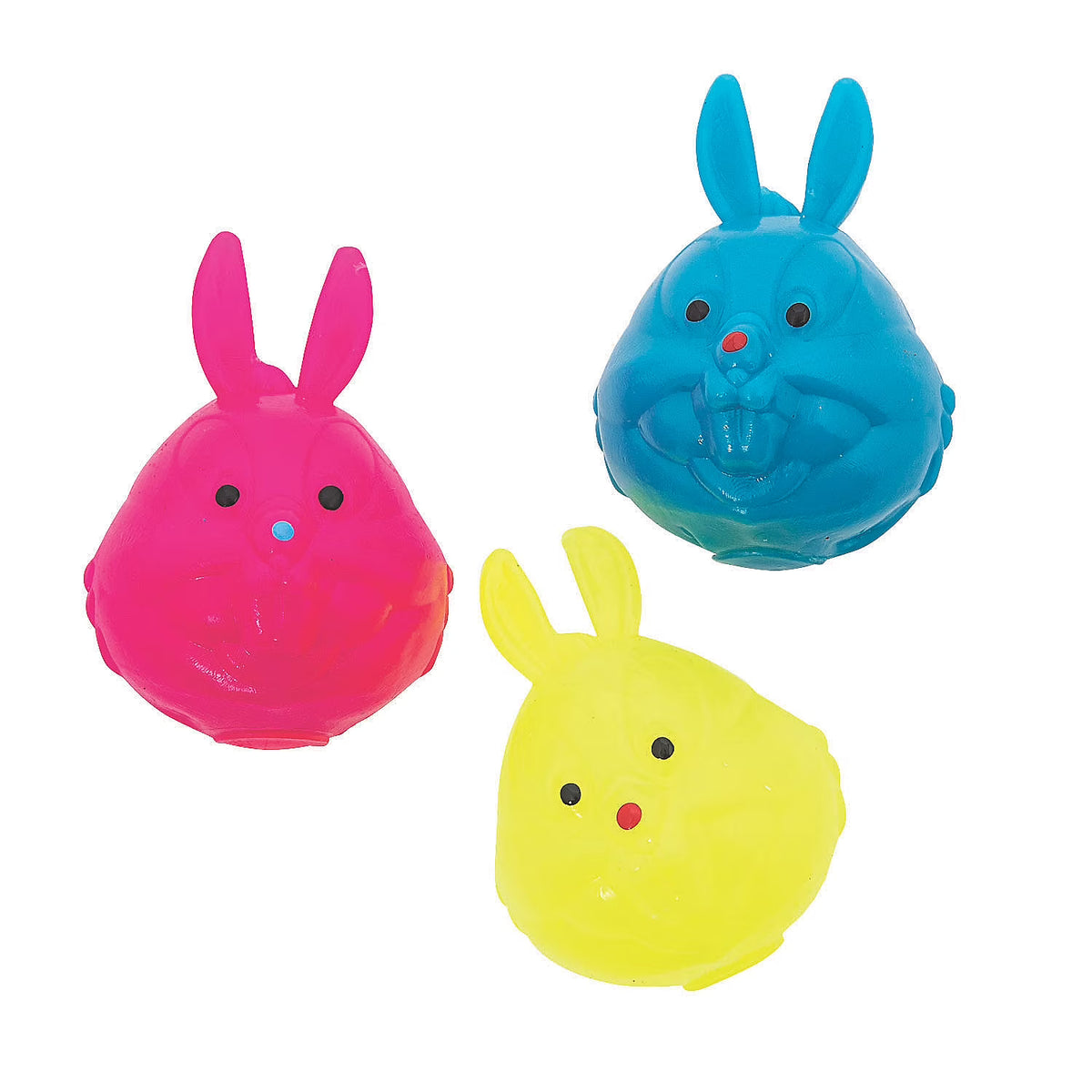 12 Pieces Easter Bunny Splat Ball Party Favors K7534