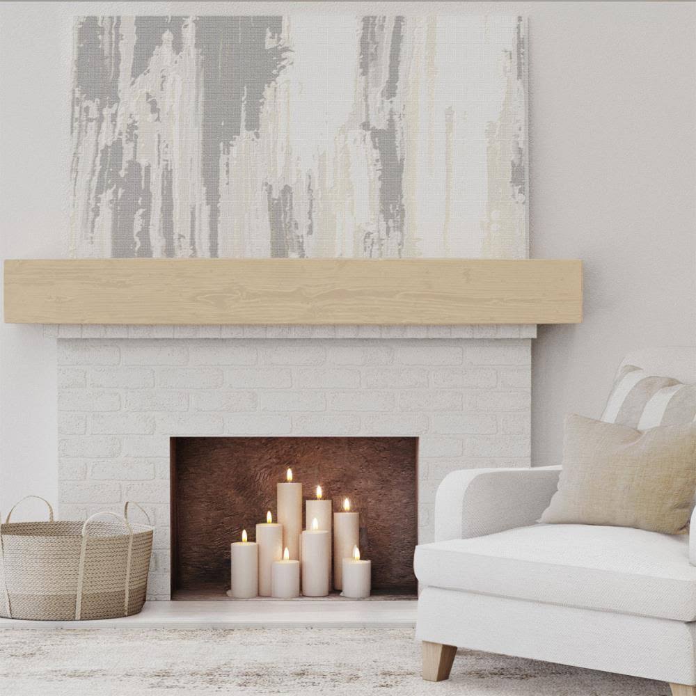Sandblasted Faux Wood Fireplace Mantel P23734