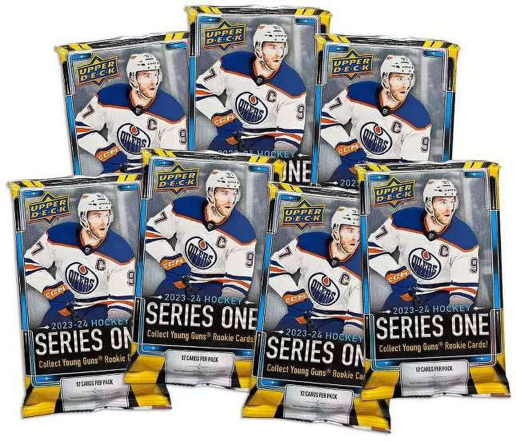 2023-24 Hockey Trading Card MEGA Box (7 Packs) Y3475