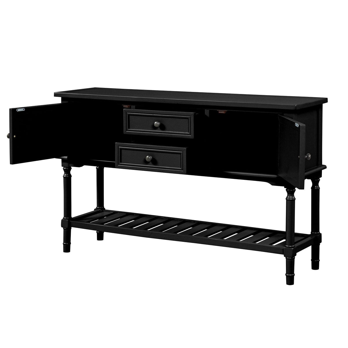 Black 47'' Sofa Table Console Table I740