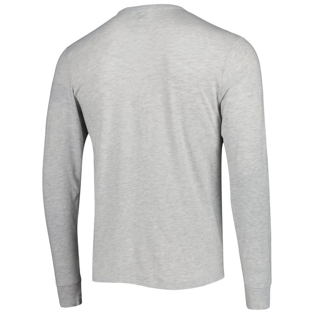 Men's Heathered Gray Long Sleeve T-Shirt C644