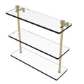 16 inch Triple Tiered Glass Shelf G88193
