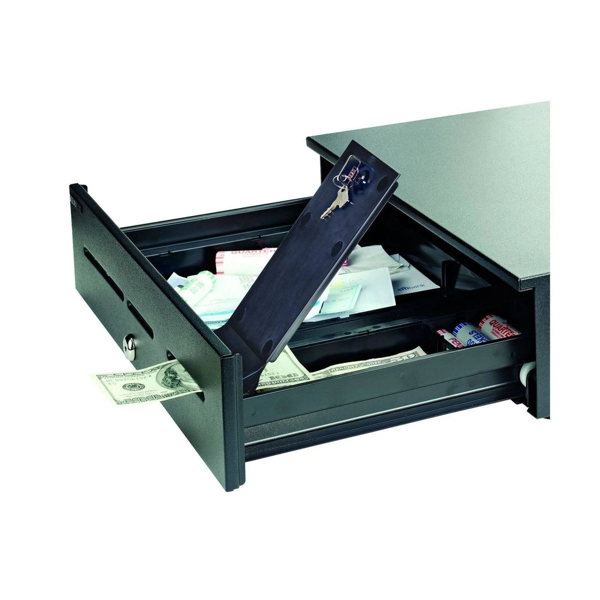 Black High-Security Cash Drawer R7686
