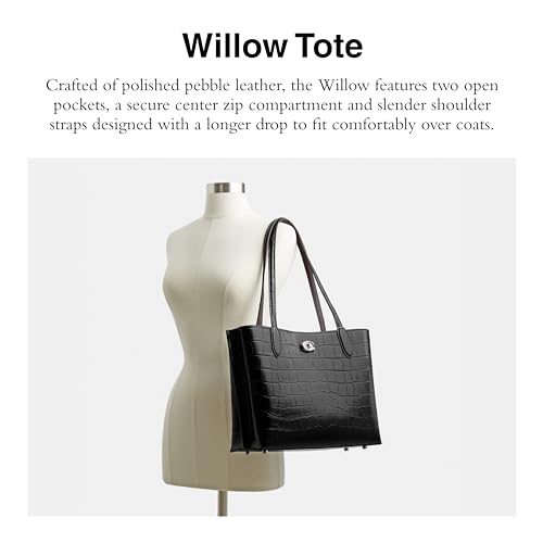 Embossed Croc Willow Tote X4361