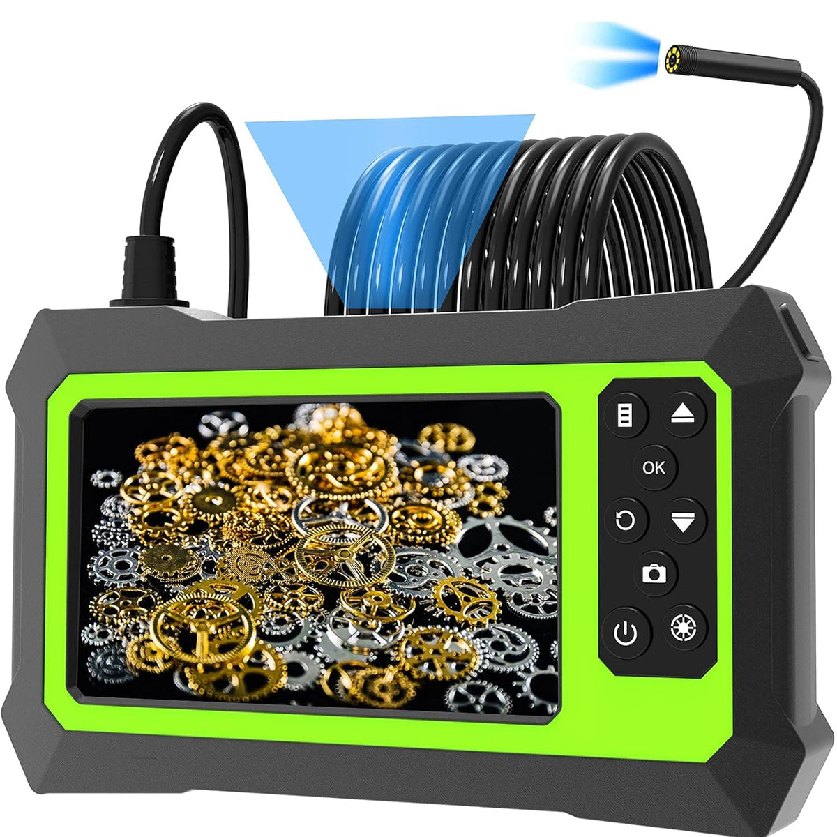 23FT 1080P HD Waterproof Endoscope Camera with 4.3 Inch LCD Screen D18621