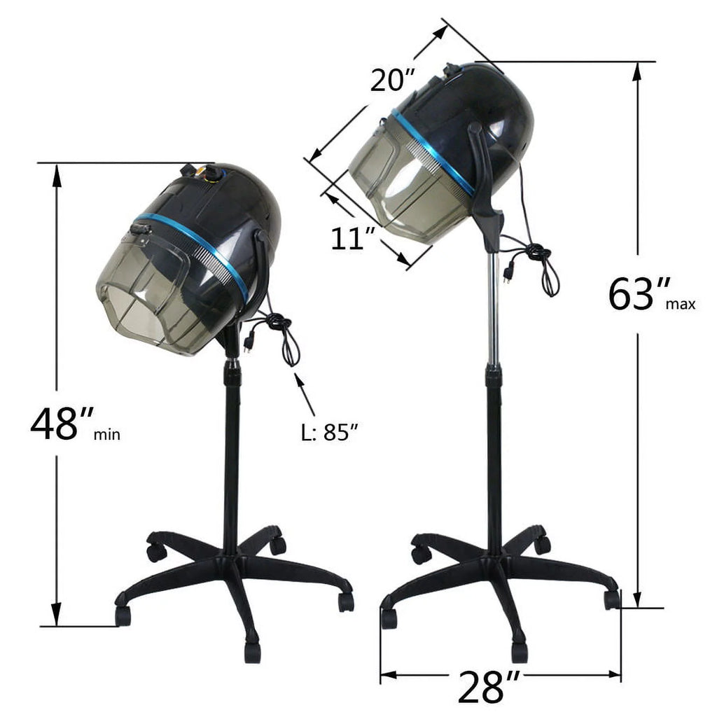 Black Floor Hair Dryer V165