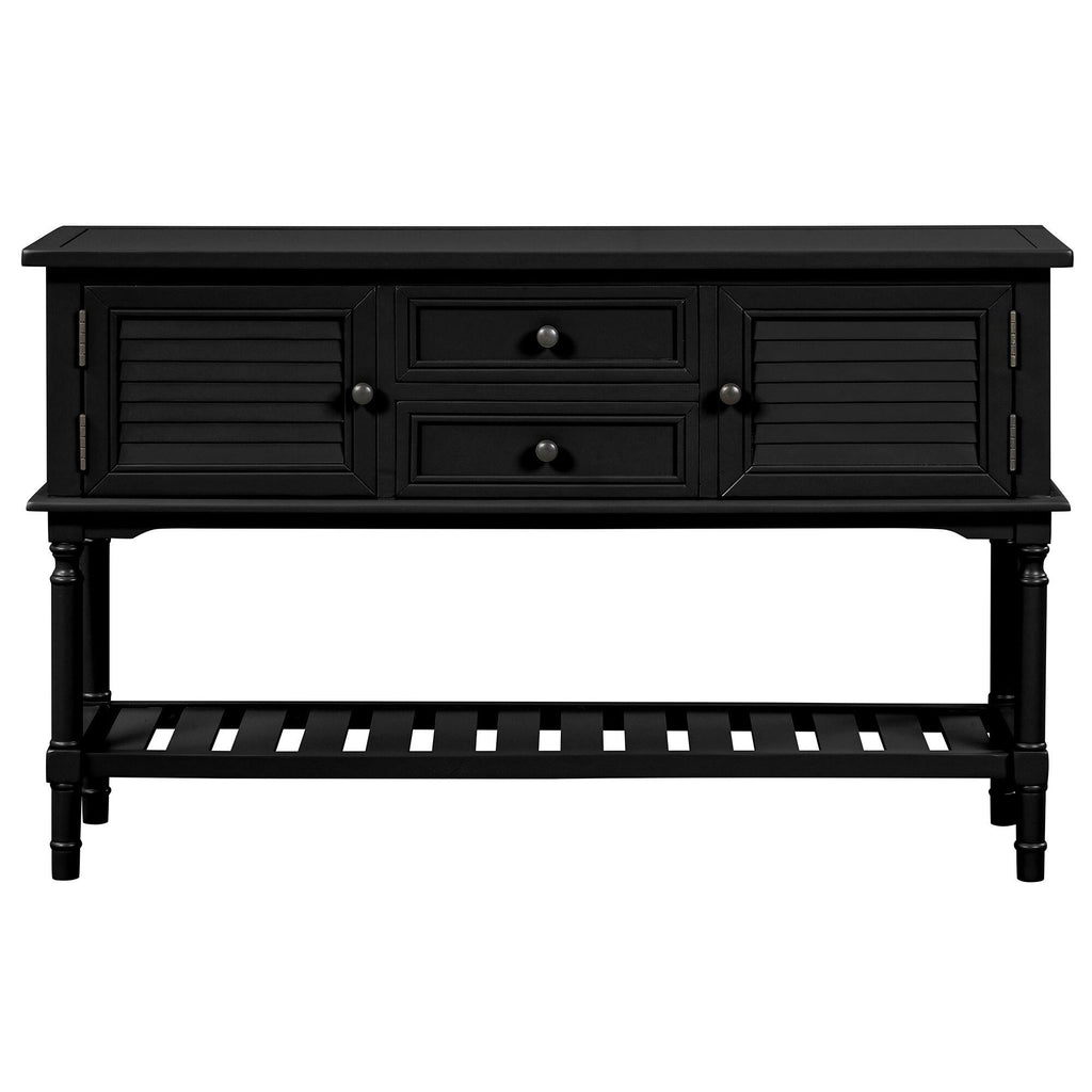 Black 47'' Sofa Table Console Table I740