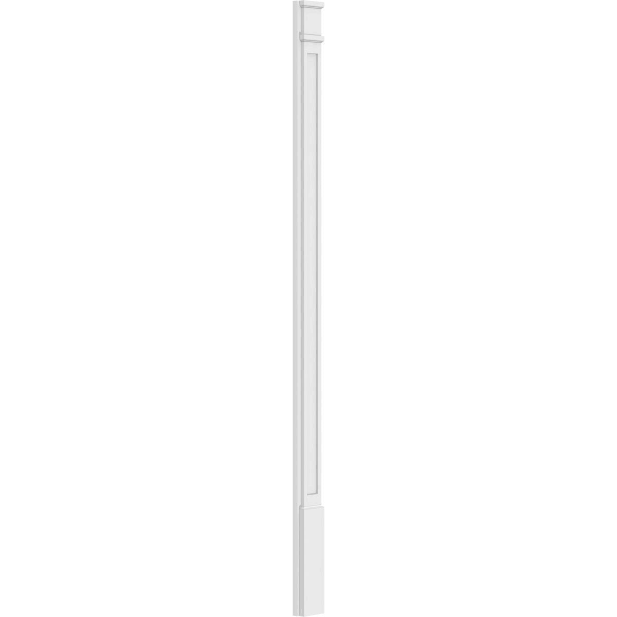 PVC Pilaster with Decorative Capital & Base (Pair) O61404
