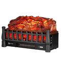 23 Inch 120V 1400W Portable Electric Fireplace Insert Log Heater Black L158