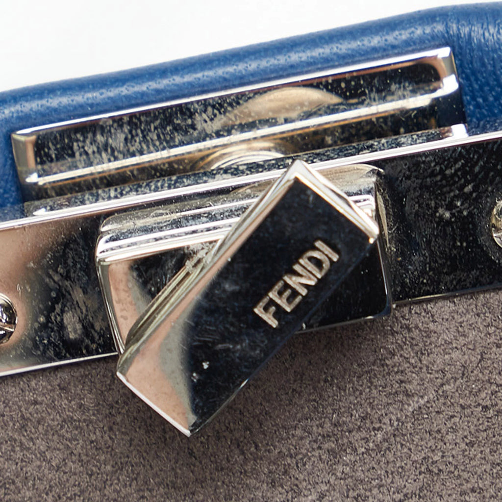 Blue Calf Leather Satchel B677