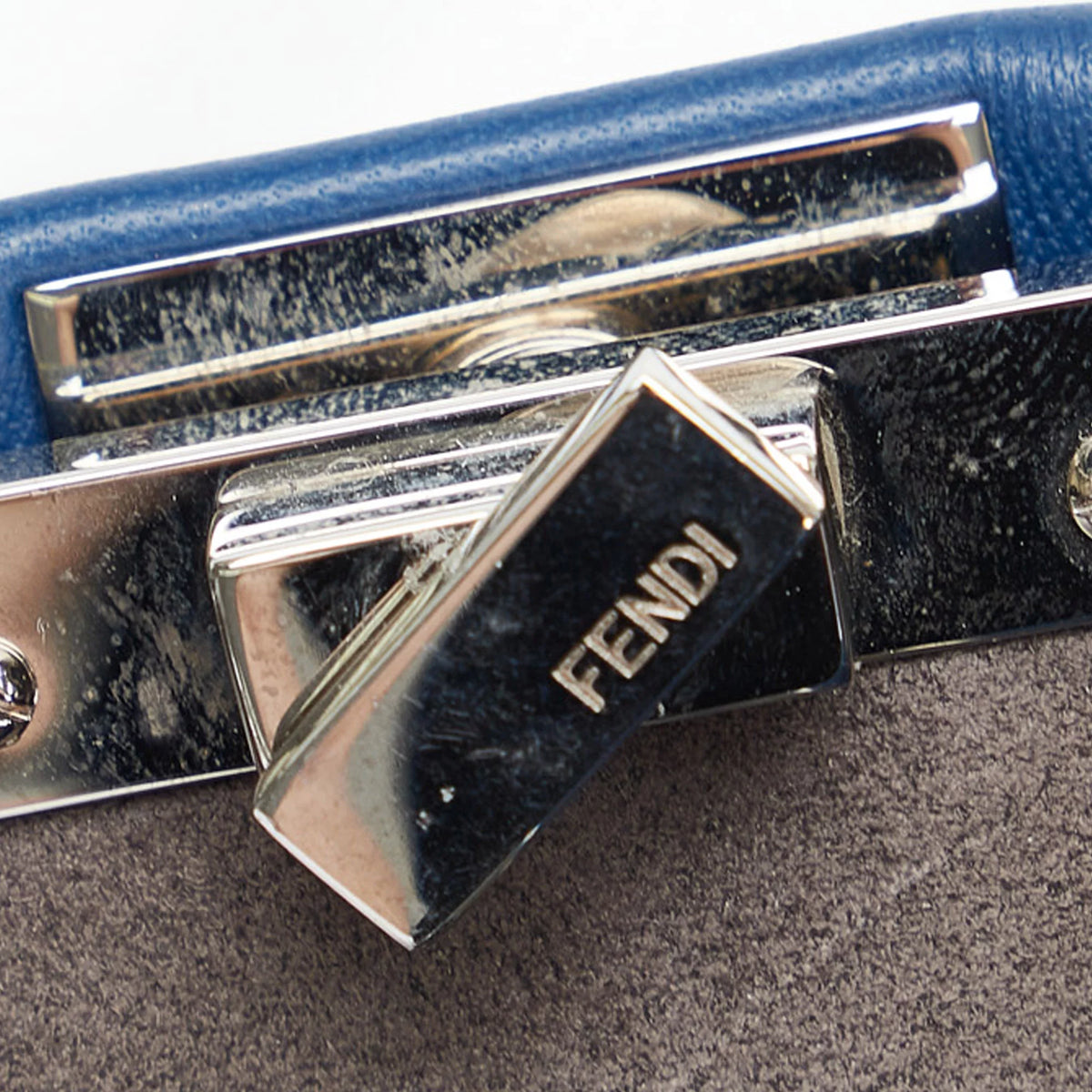 Blue Calf Leather Satchel B677