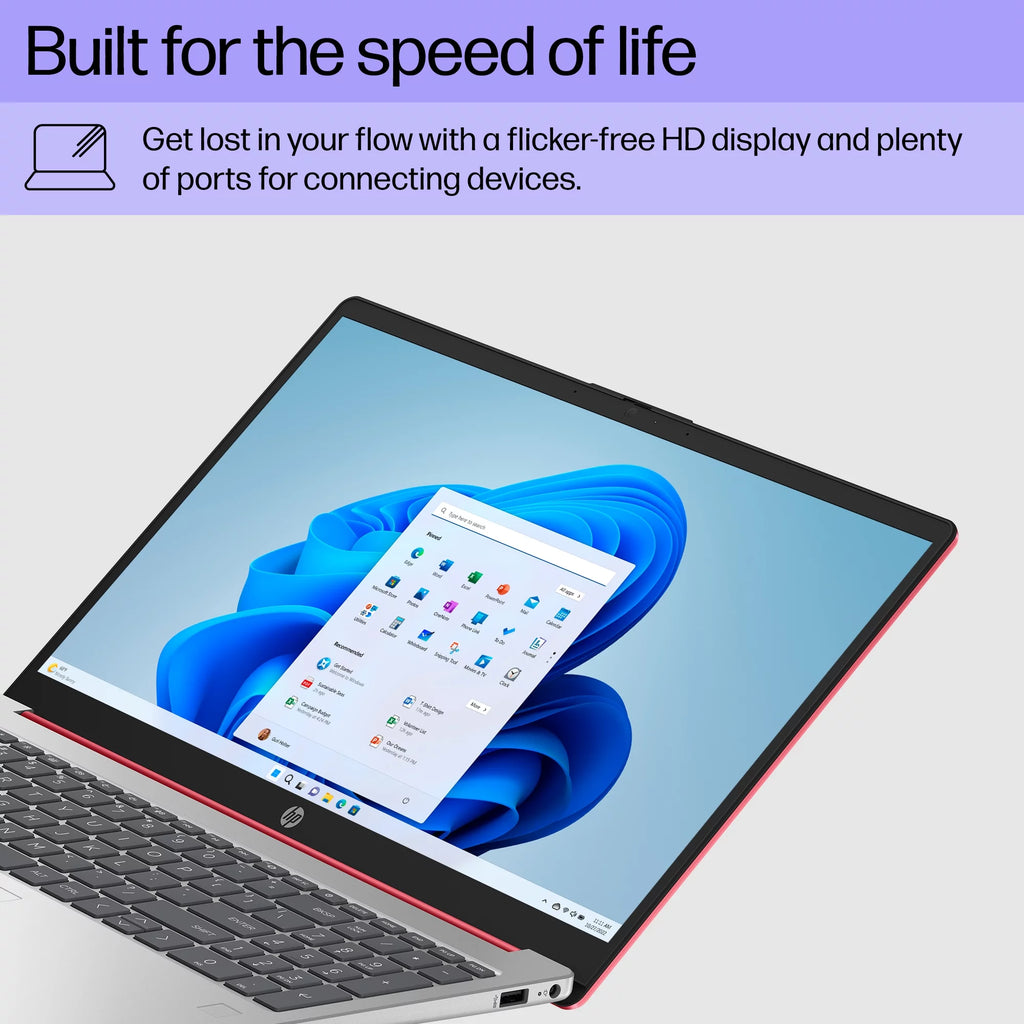 15.6" Laptop Intel Pentium 4GB RAM 128GB UFS Scarlet Red Windows 11 F4128