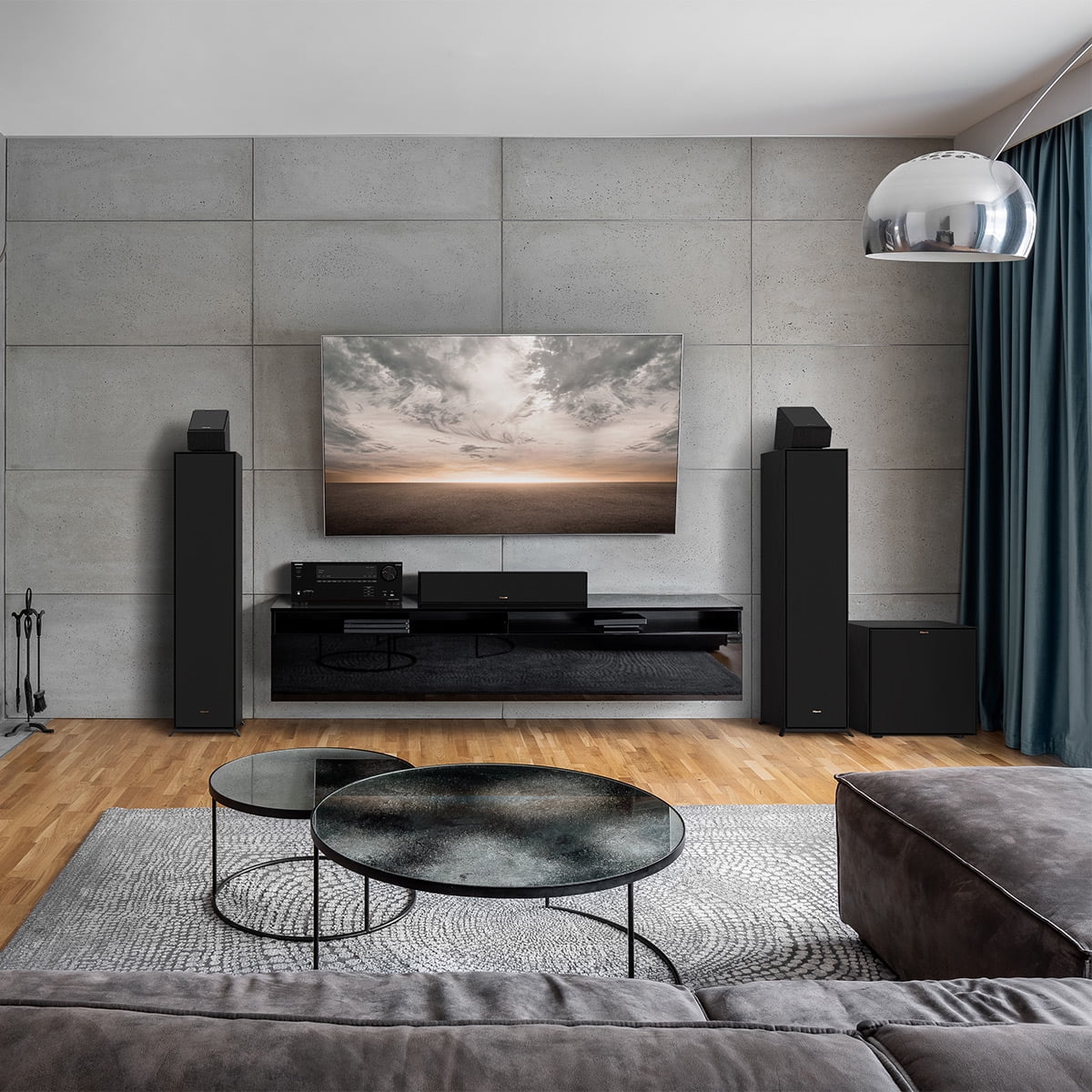 Black Dolby Atmos Speakers - Pair L84843