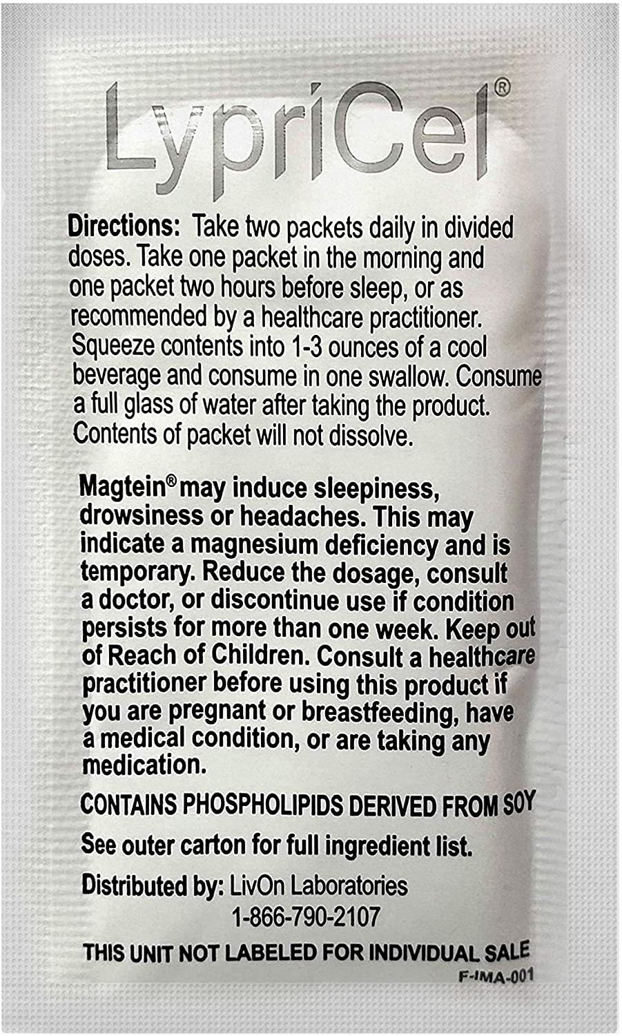 Liposomal Magnesium L-Threonate 30 Packets I36561