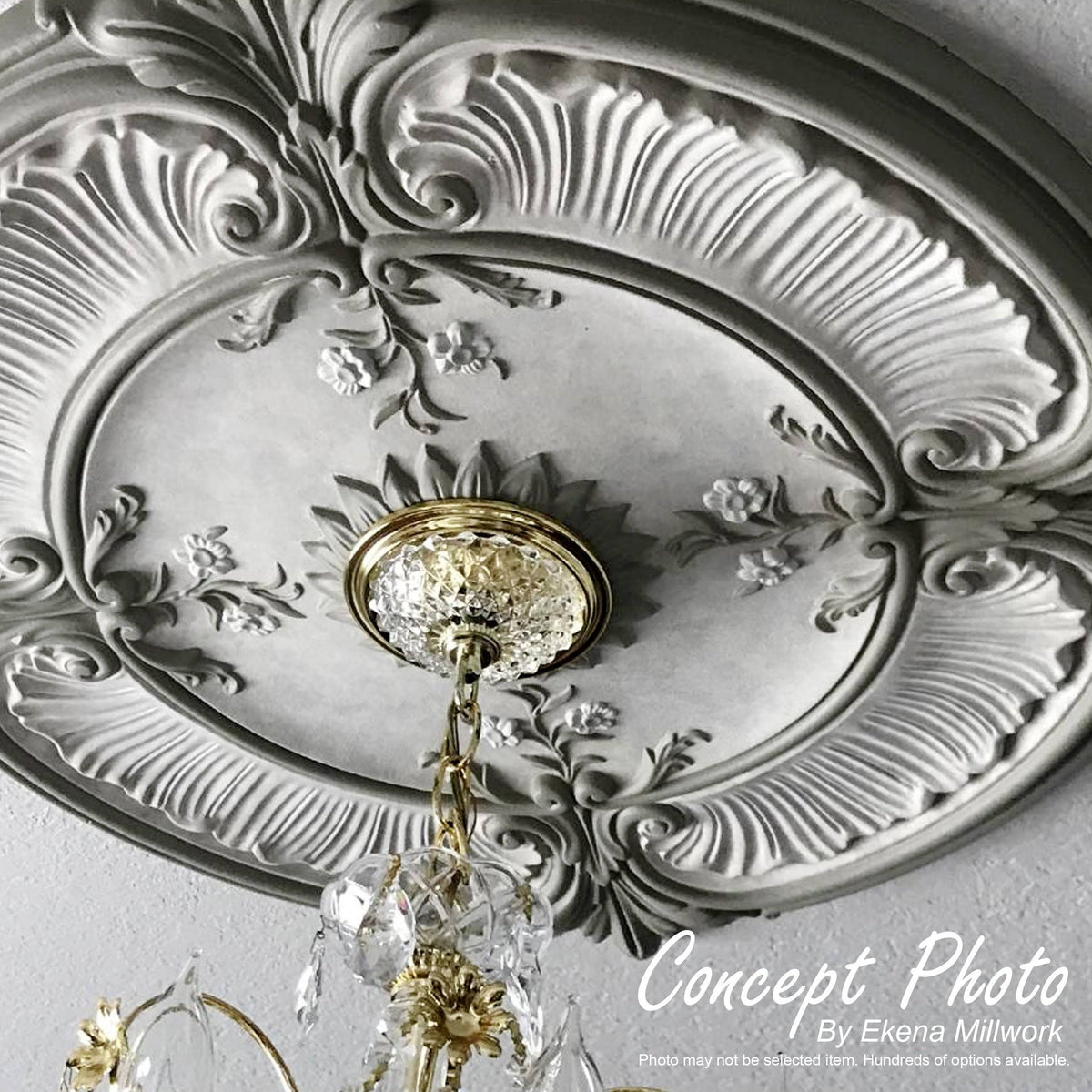 16 1/2x22OD x 3 5/8x22ID x 1 1/8x22P Ceiling Medallion R62589
