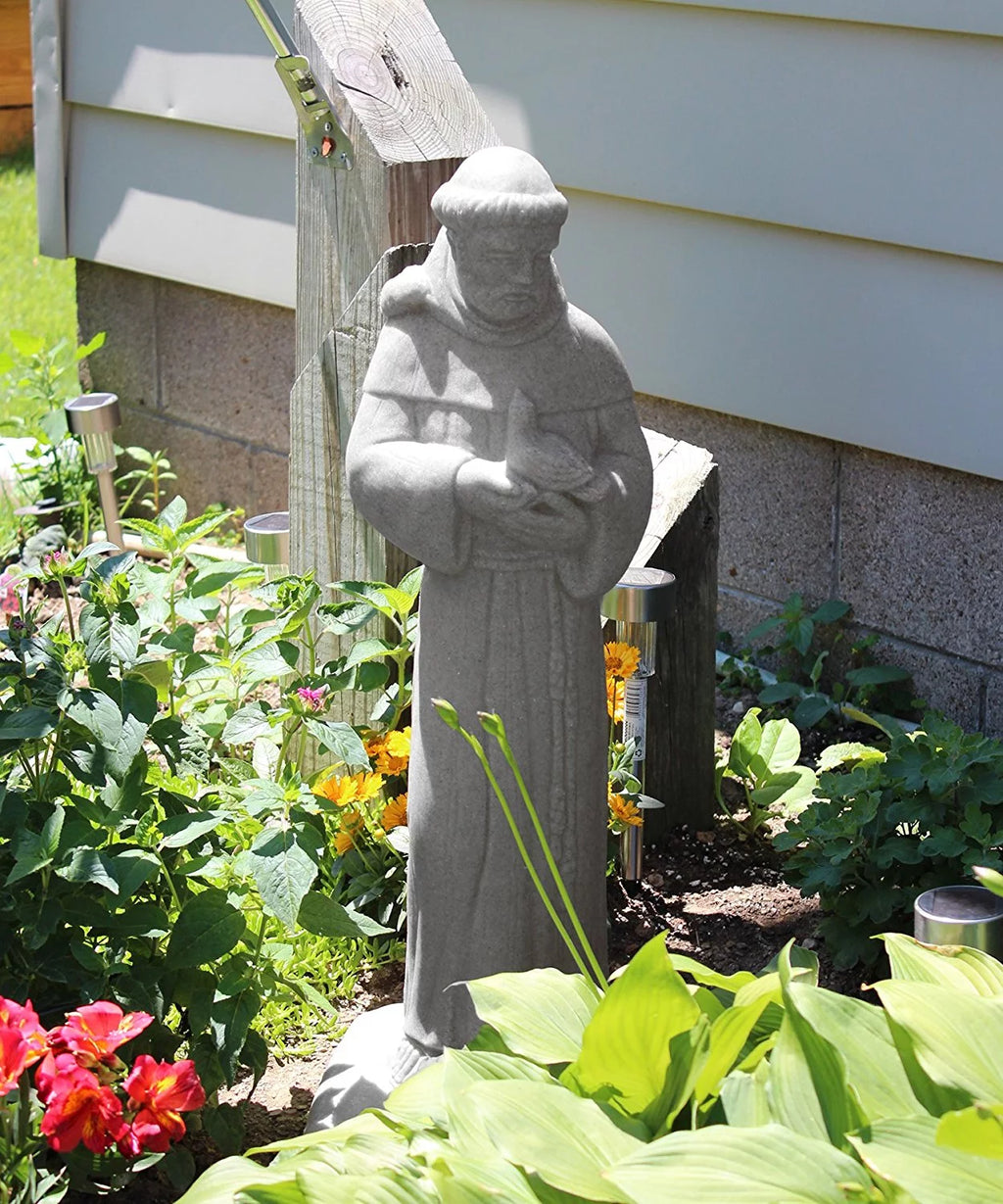 Saint Francis Statue Resin 29” Height Z662