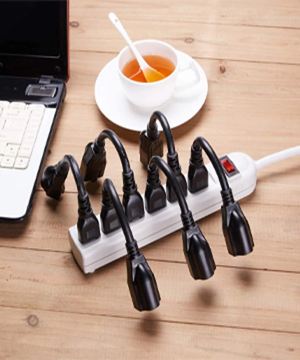 10 PACK 1 Feet Power Extension Cord W3383