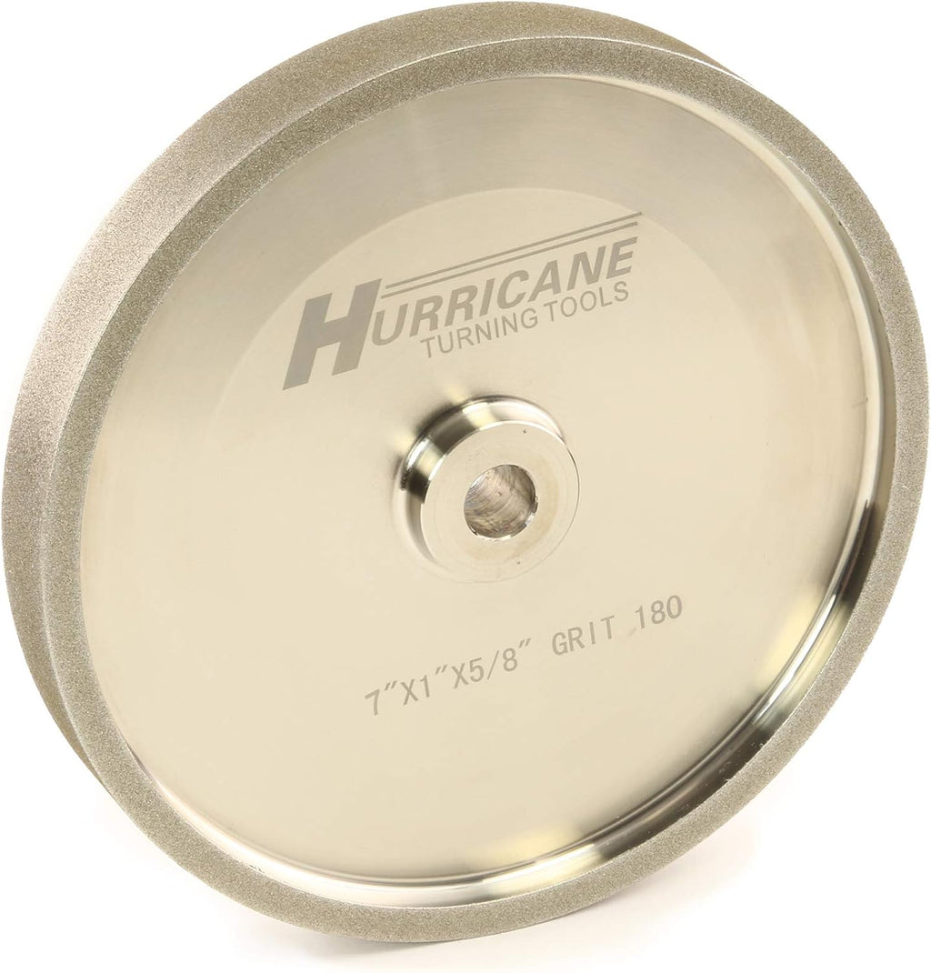 7 CBN Grinding Wheel, 180 Grit, 1.0 Wide, 5/8 Bore C867562