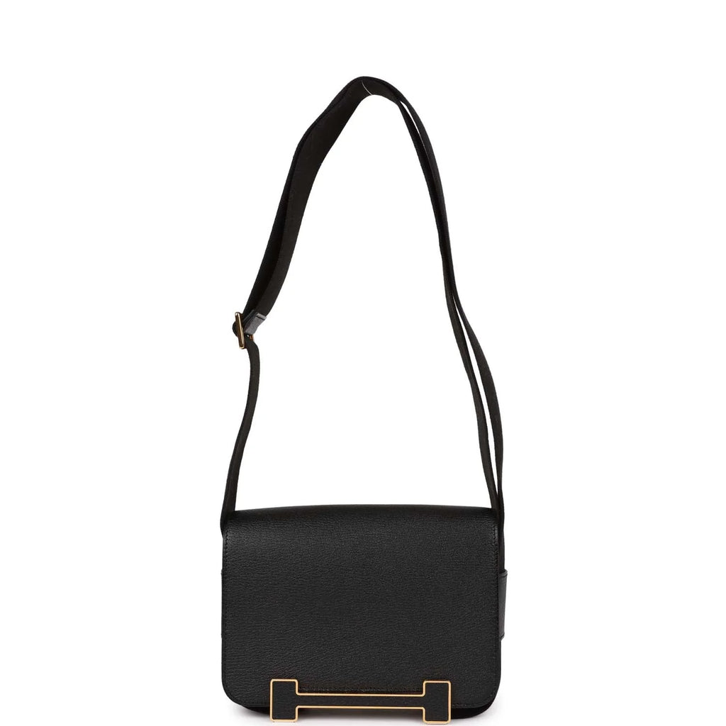 Black Chevre Bag E9903