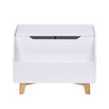 White Kids Toy Box with Storage and Bookcase A2368