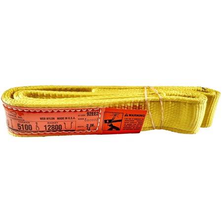 Nylon Lifting Slings, Eye & Eye, Heavy Duty V734755