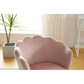Velvet Accent Arm Chair with Waist Pillow J217443