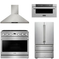 36 Gas Range, Range Hood, Refrigerator and Microwave A169