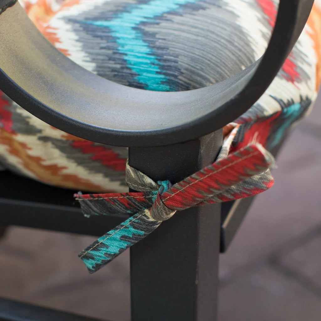 Reversible Tufted Outdoor Chair Cushion S205108