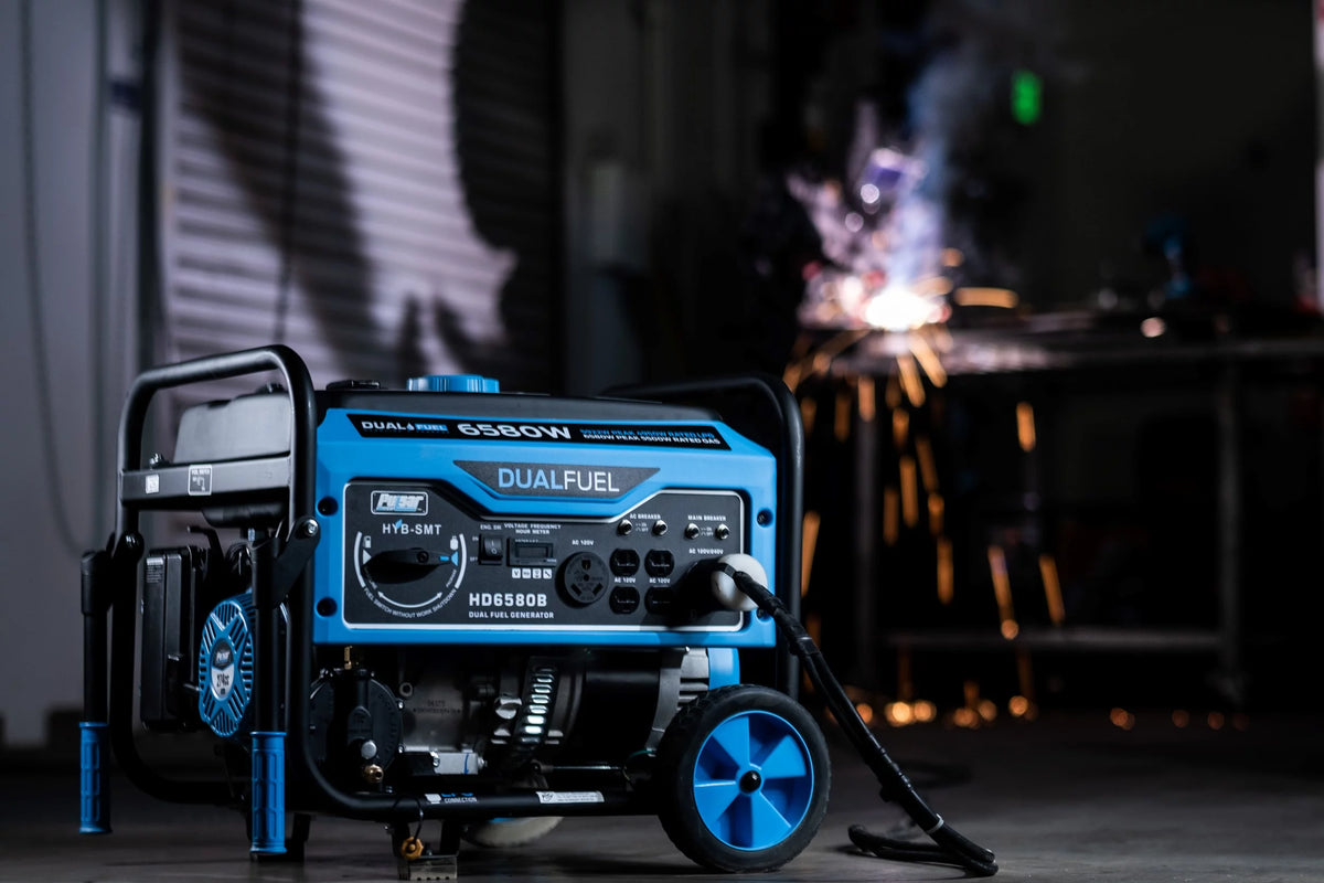 6580-Watt Dual Fuel Portable Generator P4350