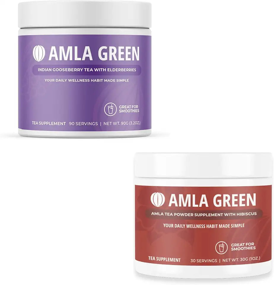 Organic Vegan Amla Powder & Green Tea Supplement J511616
