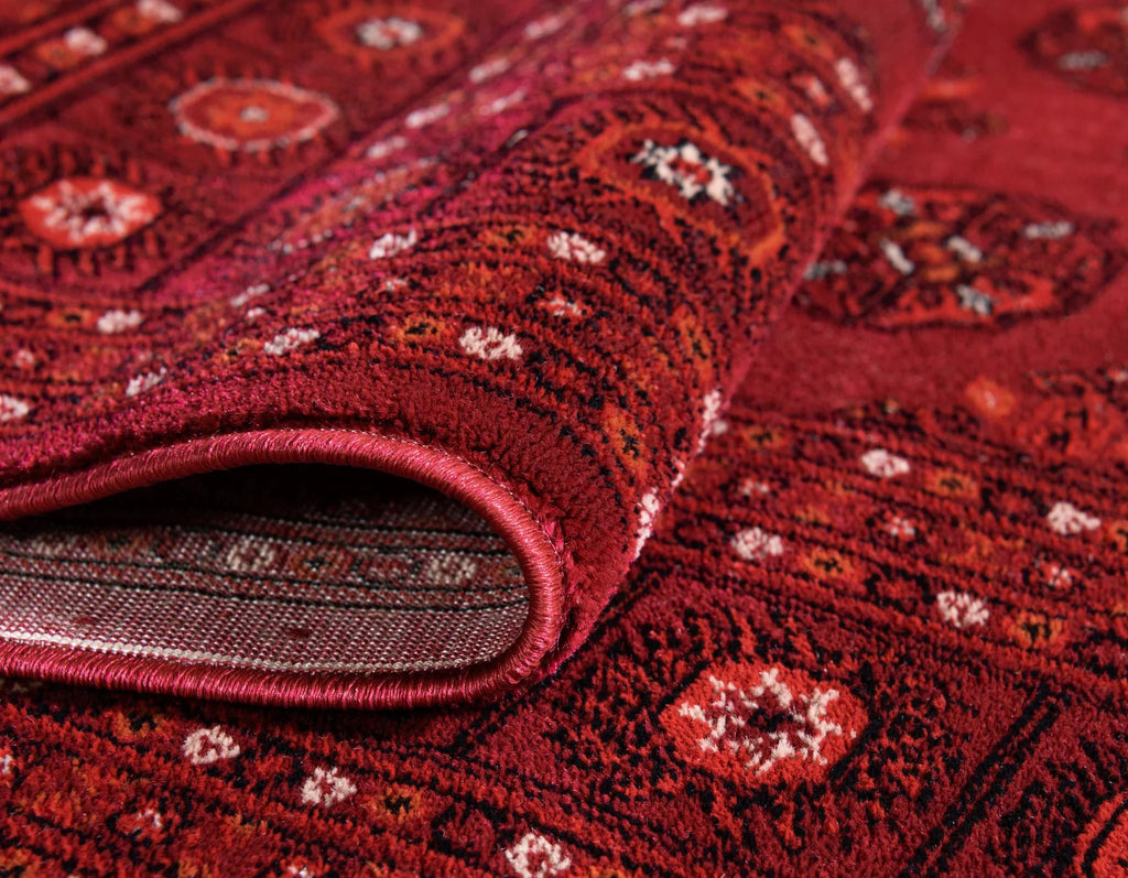 Bokhara Collection Rug 7' x 10' Red Low Rug T2041