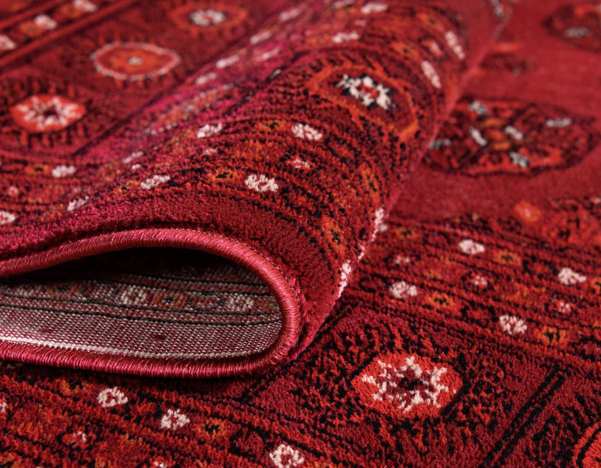 Bokhara Collection Rug 7' x 10' Red Low Rug T2041