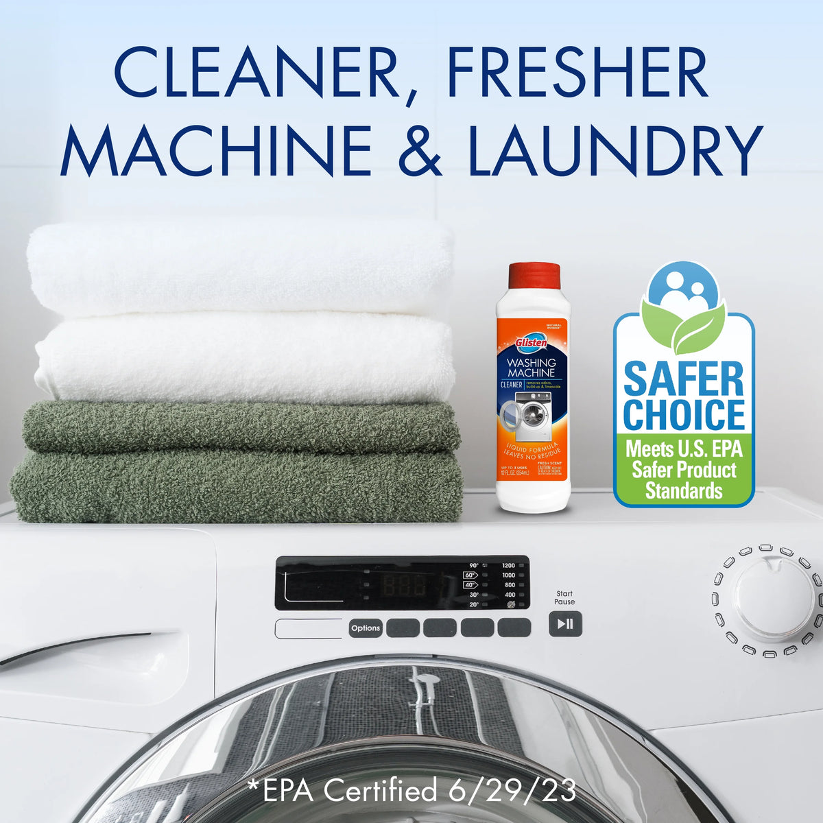 Liquid Fresh Scent Washer Machine Cleaner 2-Pack Z77672