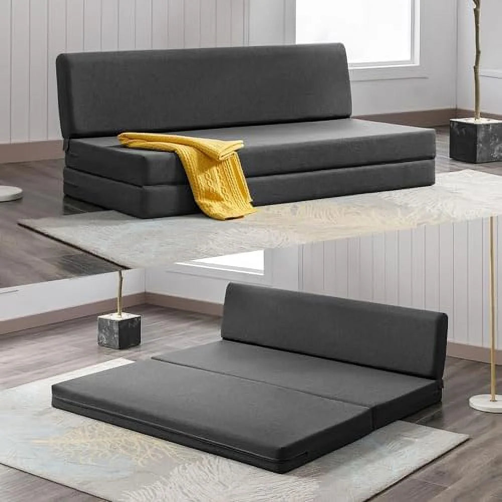 Folding Mattress Sofa Full Convertible Sleeper Bed T482279