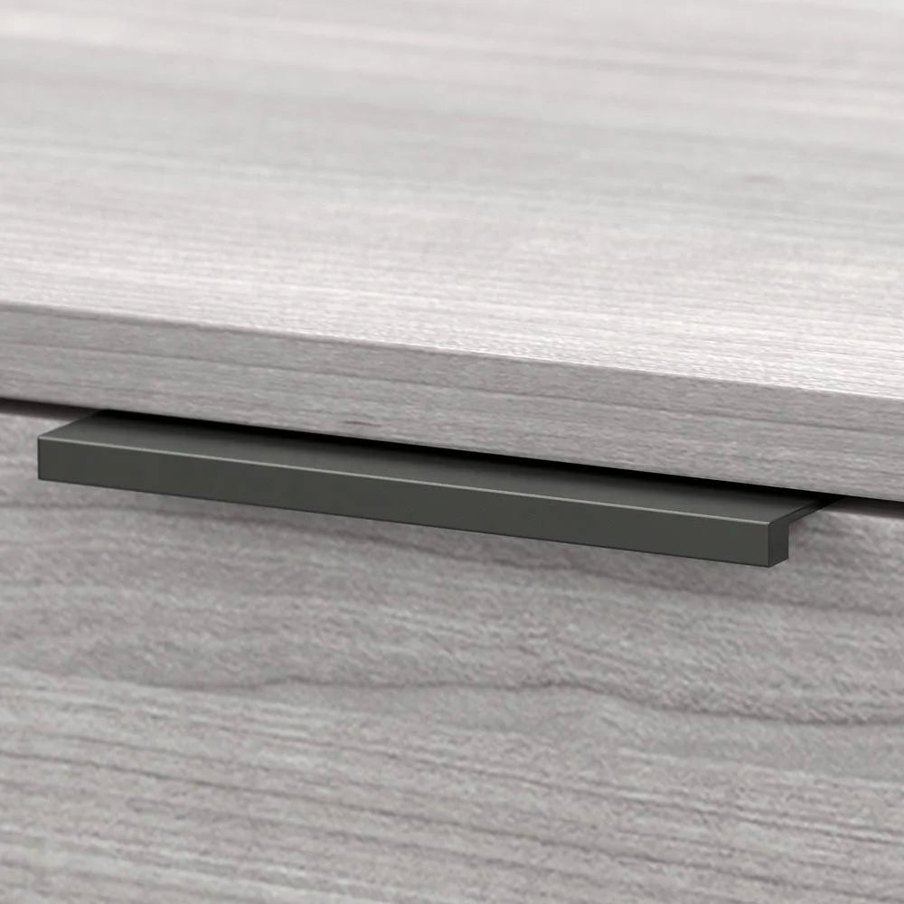 Small End Table with Drawer in Platinum Gray T478