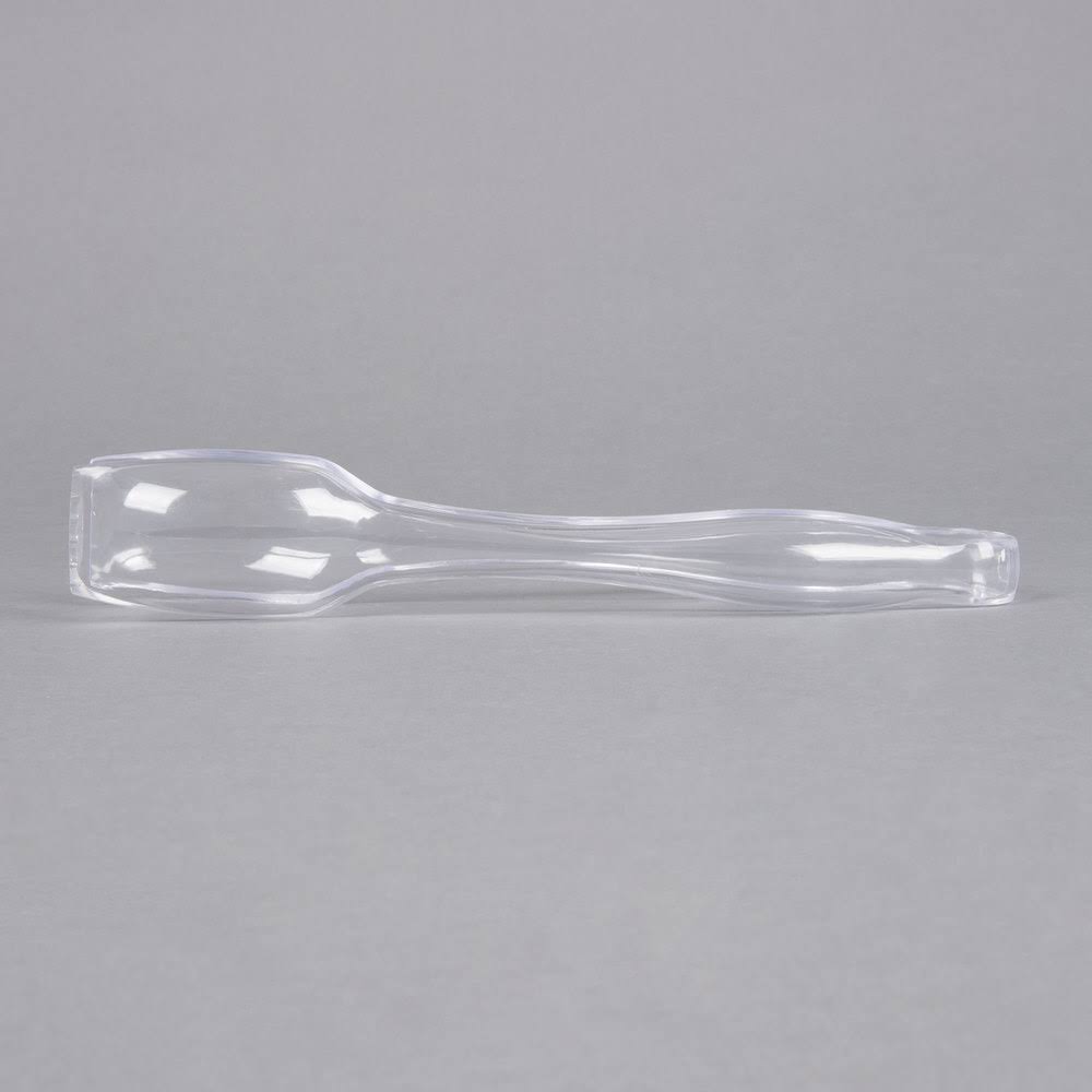 Clear Squeeze Tongs V8226