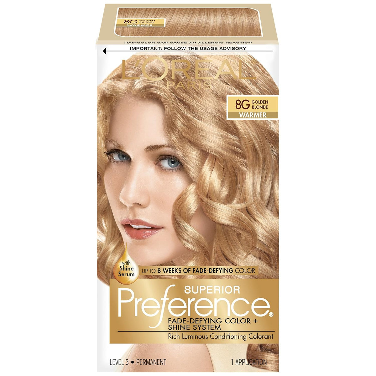 8G Golden Blonde Hair Color V472