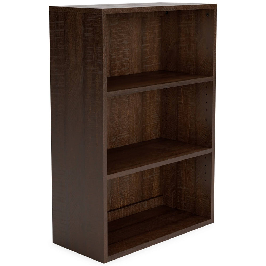 Medium Bookcase with 2 Adjustable Shelves, Dark Brown X398
