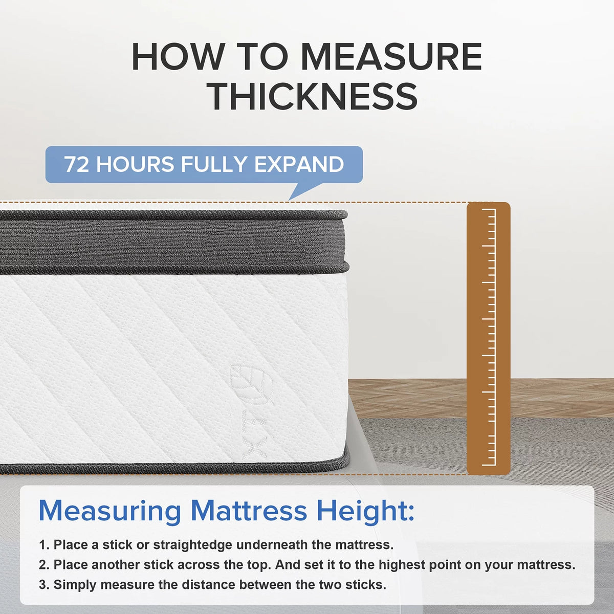 12 inch Twin Gel Memory Foam Mattress L421