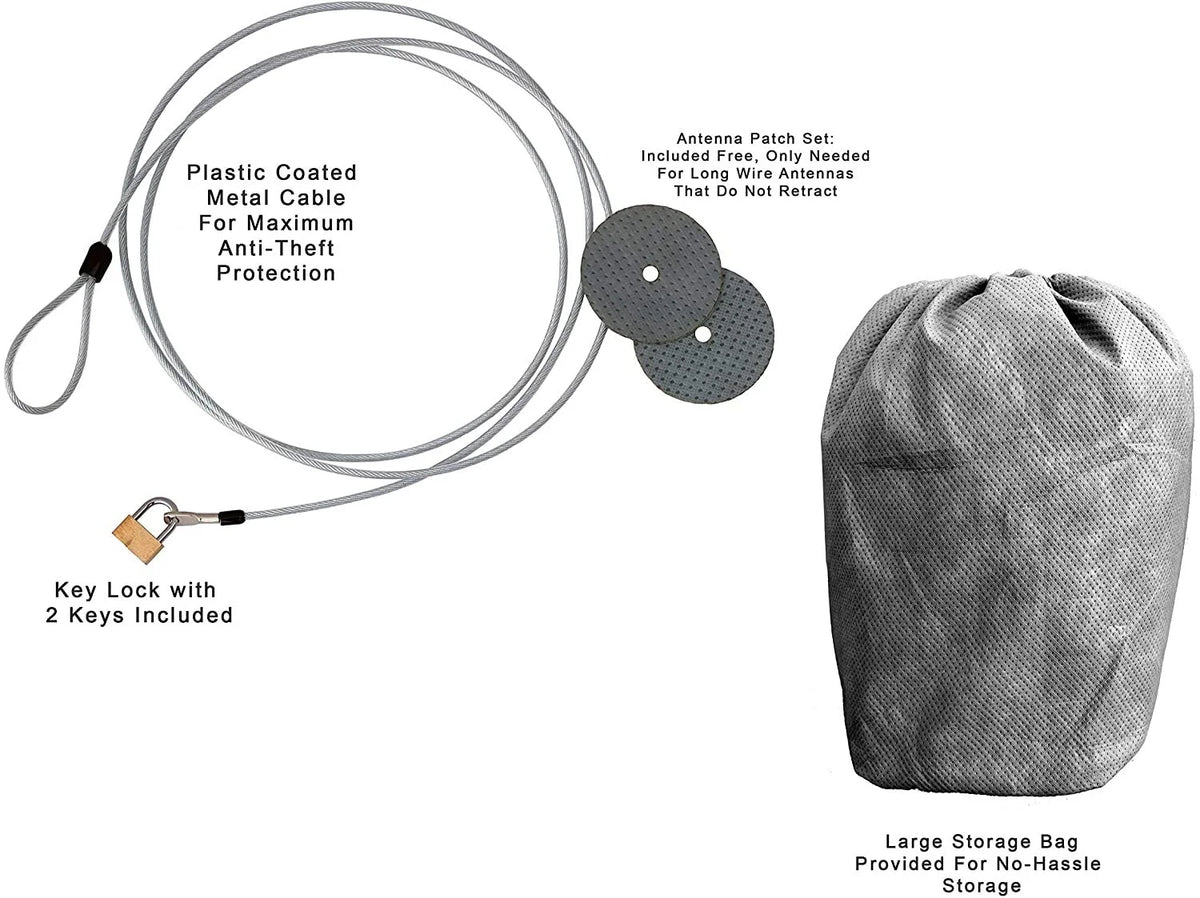 SUV Cover with Fleece Lining, Anti-Theft Cable Lock, Storage Bag & Wind Straps F960