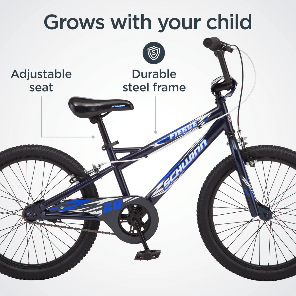 20 in. Blue Kids Bicycle K333