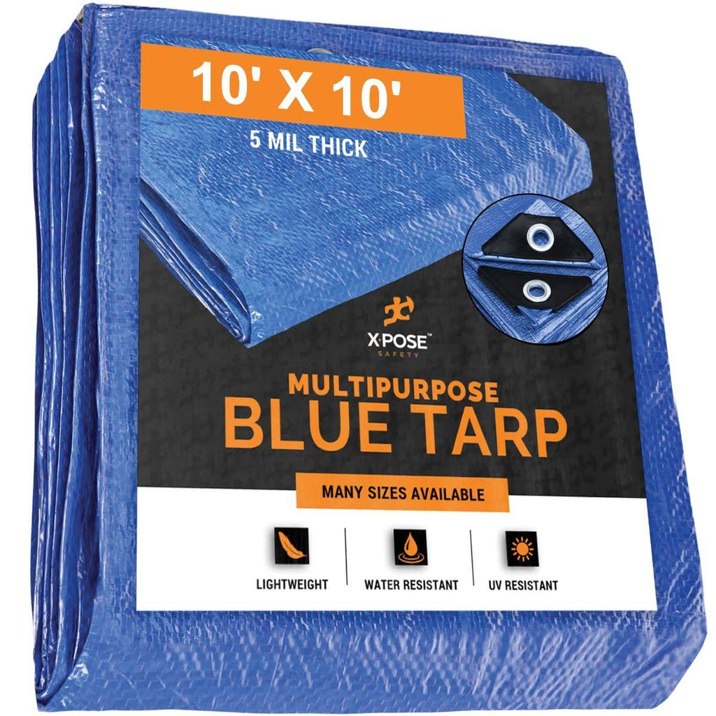 Blue Poly Tarps 10 x 10 - Case of 20 O8394