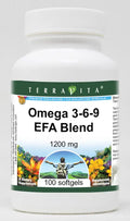 Omega 3-6-9 EFA Blend 1200 mg 100 softgels 2 Pack F30116