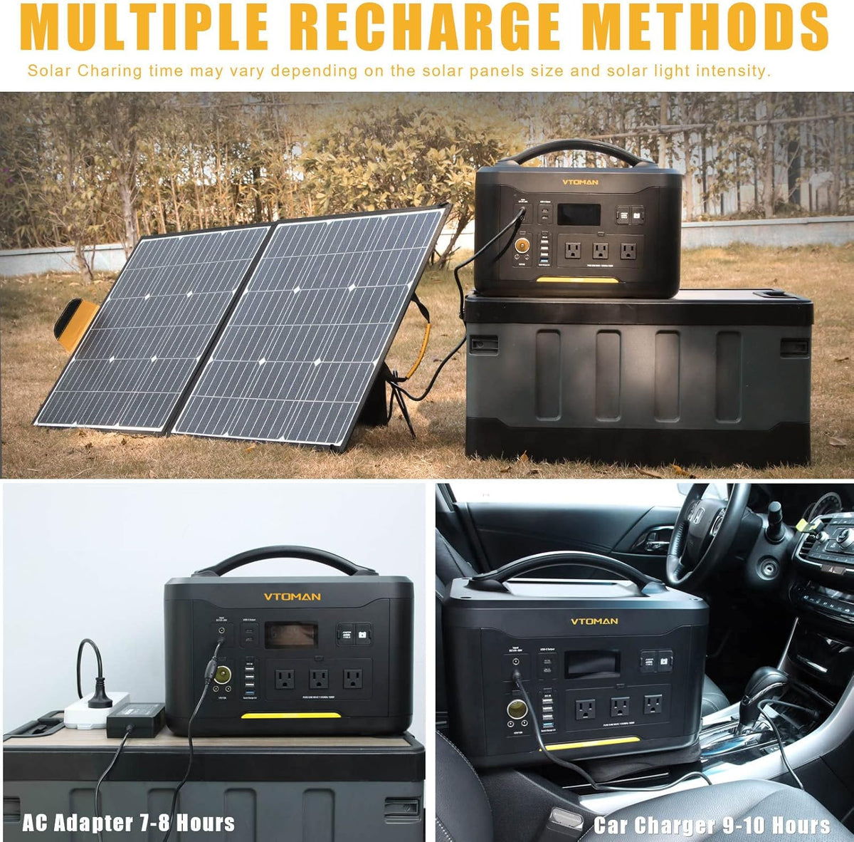 Portable Power Station with Jump Starter, 1500W/1548Wh LiFePO4 Battery M7997