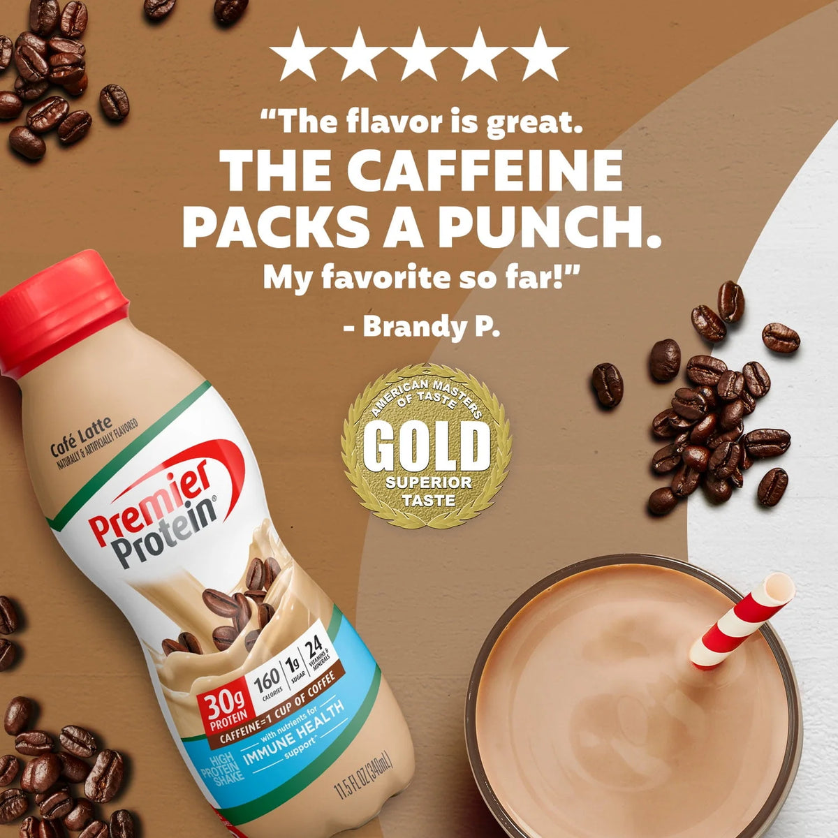 Cafe Latte Protein Shake 11.5 fl oz 12 Ct E501