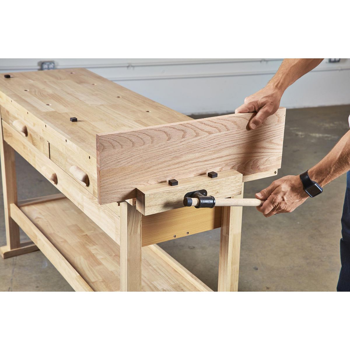 60 in. 3-Drawer Hardwood Workbench F530