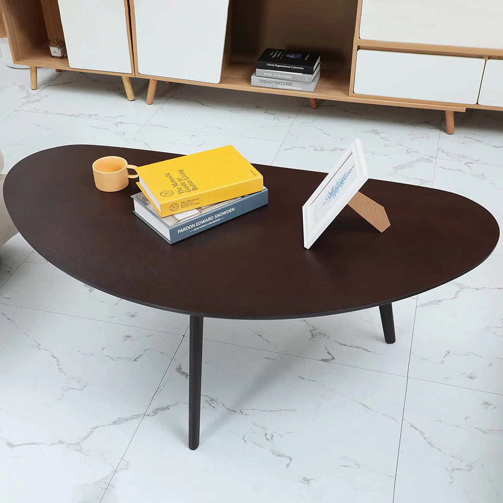Black Oval Coffee Table Q466441